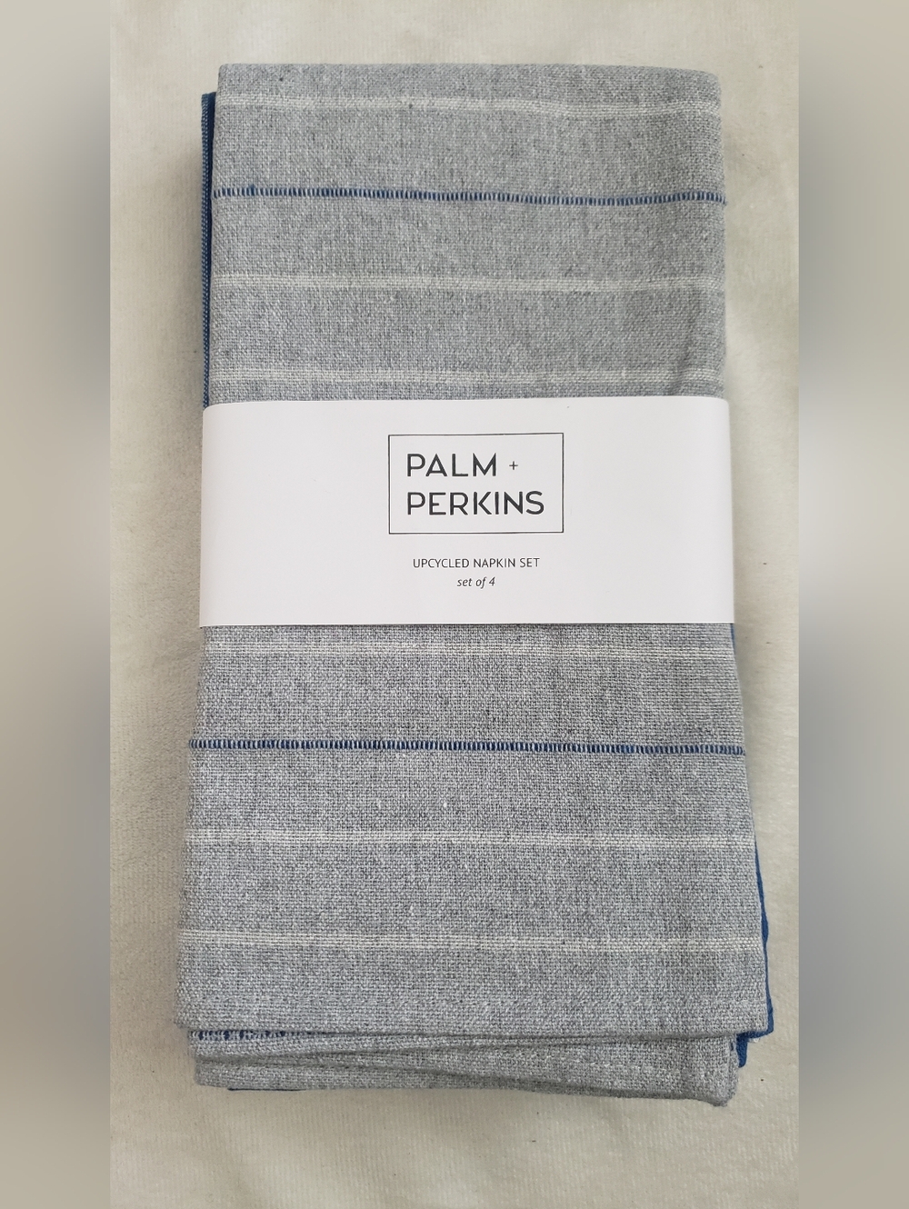 Palm + Perkins Upcycled Napkin Set Of 4